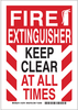 Fire Safety Sign - 123779 - Brady Corporation