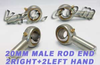 4 Male Rod End 20mm POS20 2 Right and 2 Left Hand -- POS20