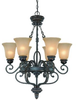 25226-MB Mid. Chandeliers-Glass Up - 692389 - Capital Lighting, Inc.