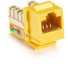 Yellow CAT5e Unshielded Keystone Jack RJ45 - FM930C - Black Box