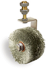 (Formerly A2256-6X02), Roto Brush With Adjustable Shank, Stainless Steel Bristles, 1/8