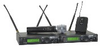 UHF Professional Wireless Dual Combo System, with WA302 Instrument Cable, ULX2/BETA87A Handheld Transmitter and BETA87A Microphone - ULXP124/BETA87A - Visual Sound, Inc.