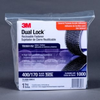3M Dual Lock TB3551/TB3552 Black Hook & Loop Tape - Mushroom Hook with 400 stems/in Stem Count - 1 in Width x 10 ft Length - 97630 - 051111-97630 - R. S. Hughes Company, Inc.