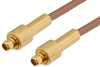 MMCX Plug to MMCX Plug Cable 4 Inch Length Using RG178 Coax - PE34599-4 - Pasternack