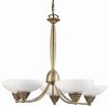 LS-14145BRZ Mid. Chandeliers-Glass Up - 662396 - Capital Lighting, Inc.