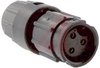 Connector; #20; Solder Cup; 3; Socket; Gold over Nickel 600 V - 70025452 - Allied Electronics, Inc.