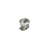 Novibra Push-to-Close Latch, Type 2 , Plastic, White Body, Black Cup, Satin Handle - MP-02-103-752 - Southco