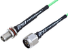 N Male to TNC Female Bulkhead Low Loss Cable 48 Inch Length Using PE-P160LL Coax - PE3C5269-48 - Pasternack
