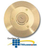 Hubbell Round Floor Box Cover with Carpet Flange - Combo.. - SF2725 - TelephoneStuff.com