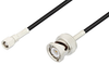 SMC Plug to BNC Male Cable 72 Inch Length Using RG174 Coax - PE3C3425-72 - Pasternack