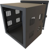 Wall Cabinet, 18U, Steel, Black; Rack U Height Hammond - 81AC2191 - Newark, An Avnet Company