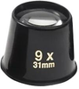 Eye Magnifier, 9X, Aspheric Lens Rohs Compliant Coil - 24AJ4385 - Newark, An Avnet Company