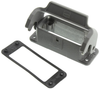Bulkhead Housing, Size 10A, Metal; Heavy Duty Connector Type Harting - 98B6370 - Newark, An Avnet Company