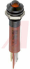 Indicator,Pnl-Mnt;LED IN 5MM 230VAC RED, BLACK CHROME - 70011690 - Allied Electronics, Inc.