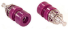 Banana Jack, 15A, Turret, Violet; Gender Pomona - 90B1472 - Newark, An Avnet Company