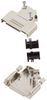 D-Sub Hood, 45Deg, Dd, Zinc Alloy; Product Range Mh Connectors - 98Y8821 - Newark, An Avnet Company
