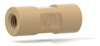 English Adapter Body 10-32 x 1/4-28, .020 thru hole -- P-627-01 - Image