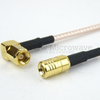 SMB Plug to RA SMC Plug Cable RG-316 Coax in 72 Inch - FMC1628315-72 - Fairview Microwave Inc.