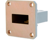 WR-90 to SMA Female End Launch Waveguide to Coax Adapter UG-135/U Square Cover with 8.2 GHz to 12.4 GHz X Band in Aluminum, Paint - FMWCA1075 - Fairview Microwave Inc.