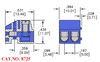 5mm Pluggable Terminal Block, 2 Position - 8725 - Keystone Electronics Corp.