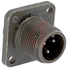 connector,metal circ,box mount recept,no bkshl,size 10sl,3#16 solder pin contact -- 70143486