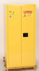 Eagle 55 gal Yellow Hazardous Material Storage Cabinet - 31 1/4 in Width - 65 in Height - Bench Top - 048441-33330 - 048441-33330 - R. S. Hughes Company, Inc.