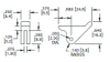 PCB Card Ejector, Upturned Lever, 0.98
