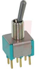 Switch, Toggle, Miniature, PC MOUNT, DPDT, ON-NONE-ON - 70152476 - Allied Electronics, Inc.