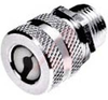 Connector, Cord; 0.25 to 0.31 in.; Straight Male; Aluminum; White; UL 94-V2 - 70116115 - Allied Electronics, Inc.