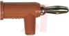 Banana Jack; Banana Jack; 15 A; Red; Beryllium Copper; 5000 Vrms (Max.) - 70197344 - Allied Electronics, Inc.
