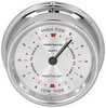 Harbormaster Tide Clock, Chrome case, Silver dial -  - Maximum Weather Instruments