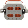 Rectangular Connectors, Heavy Duty - DT Series - DT06-08SA-E003 - LADD Distribution