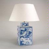 Blue & White Square Vase - CC18/S - Vaughan Designs, Inc.