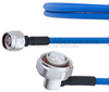 Low PIM N Male to RA 7/16 DIN Male Plenum Cable SPP-250-LLPL Coax in 100 CM and RoHS - FMCA1311-100CM - Fairview Microwave Inc.