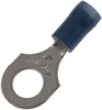 Terminal, Ring Tongue, 1/4In, Crimp Blue; Stud Size - Metric Abb - Thomas & Betts - 70B879 - Newark, An Avnet Company