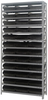 Open Shelving, 13Shelves, 36Bins, Black; Shelving Unit Type Quantum Storage - 44AC8826 - Newark, An Avnet Company