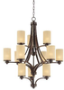 Large Chandeliers-Glass Shade - 319154 - Light Center (The)