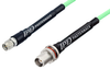 SMA Male to TNC Female Bulkhead Low Loss Cable 24 Inch Length Using PE-P142LL Coax, RoHS - PE3C2449-24 - Pasternack