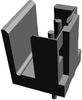 Connector, Header, 2Pos, 1Row, 2Mm, Th; Connector Systems Amp - Te Connectivity - 96Y0916 - Newark, An Avnet Company