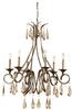Light Single Tier Chandelier - F2636/6GIS - Murray Feiss Lighting