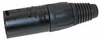 XLR 5 Pin Cable Mt(m) Blk/Gold Neutrik Connector - CA-NC5MXB - Visual Sound, Inc.