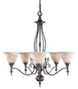 9425MB/AM Mid. Chandeliers-Glass Up - 722331 - Capital Lighting, Inc.