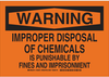 Chemical & Hazardous Material Sign - 126570 - Brady Corporation