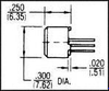 Trimmer Potentiometer, 10Kohm 4Turn Through Hole; Trimpot Type Bourns - 32K8033 - Newark, An Avnet Company