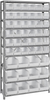 Open Shelving, 10Shelves, 48Bins, Clear; Shelving Unit Type Quantum Storage - 42AC5766 - Newark, An Avnet Company