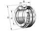 Axial Angular Contact Ball Bearings -- 234410-M-SP - Image