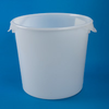 Rubbermaid White or Semi-Clear Round Containers And Lids - 6594 - U.S. Plastic Corporation