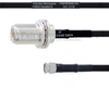 N Female Bulkhead to SMA Male MIL-DTL-17 Cable M17/84-RG223 Coax in 18 Inch - FMHR0048-18 - Fairview Microwave Inc.