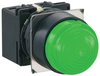 Panel Mount Indicator, Led, 18.2Mm, Green, 12V; Led Color Idec - 65W5983 - Newark, An Avnet Company