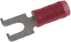 Terminal, Spade/fork, #6, Crimp, Red; Product Range Amp Te Connectivity - 66H7456 - Newark, An Avnet Company